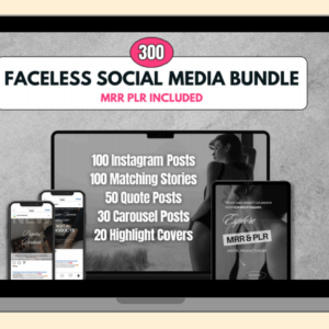 FACELESS SOCIAL MEDIA BUNDLE