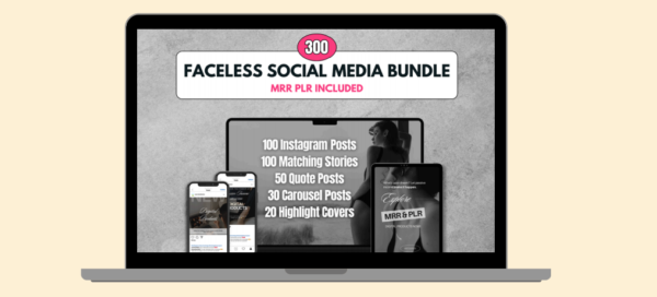 FACELESS SOCIAL MEDIA BUNDLE
