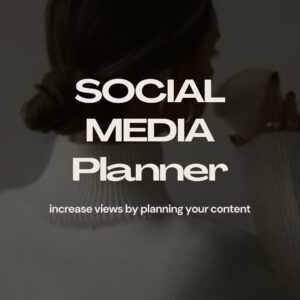 SOCIAL MEDIA PLANNER | PLR